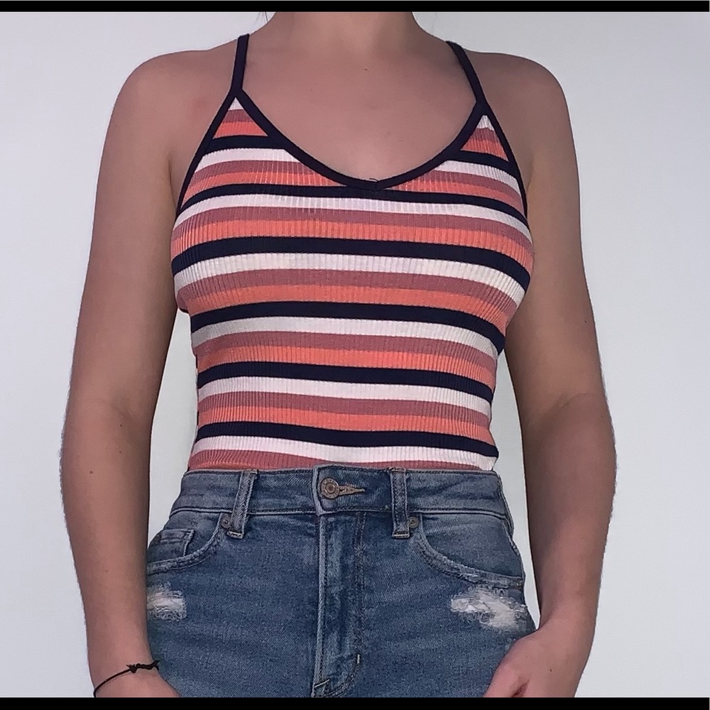 striped bodysuit